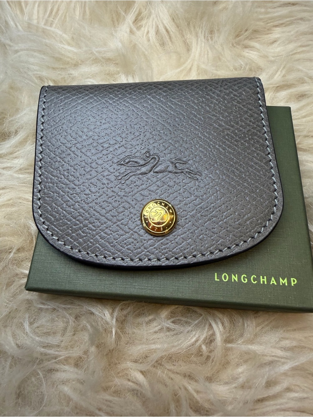 Longchamp Épure Leather Card Case